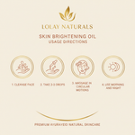 Skin Brightening Oil – Usage Directions