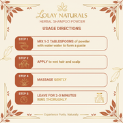 Herbal Shampoo Powder – Usage Directions