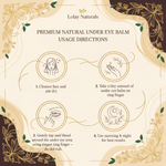Lolay Naturals Under Eye Balm – Usage Directions